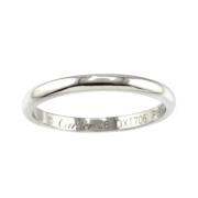 Pre-owned Platinum rings Cartier Vintage , Gray , Dames