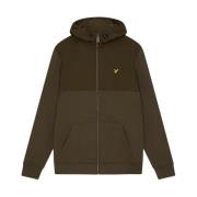 Softshell Hoodie met rits Lyle & Scott , Green , Heren