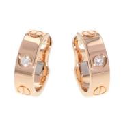 Pre-owned Rose Gold earrings Cartier Vintage , Yellow , Dames