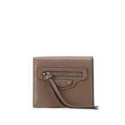 Pre-owned Leather wallets Balenciaga Vintage , Brown , Dames