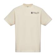 Katoenen T-shirt Sporty & Rich , Beige , Unisex