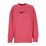 Oversized Crewneck Sweatshirt Sportswear Fleece Nike , Pink , Dames