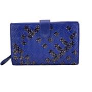 Pre-owned Canvas wallets Bottega Veneta Vintage , Blue , Dames