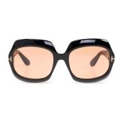 Zonnebril Tom Ford , Black , Dames