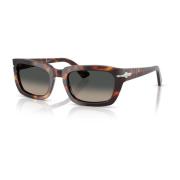 Rechthoekige zonnebril bruin Havana frame Miu Miu , Brown , Unisex