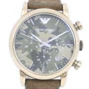 Pre-owned Metal watches Armani Pre-owned , Green , Heren