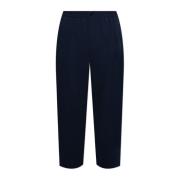 Wollen broek Giorgio Armani , Blue , Heren