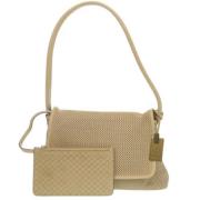 Pre-owned Leather gucci-bags Gucci Vintage , Beige , Dames