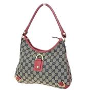 Pre-owned Canvas gucci-bags Gucci Vintage , Blue , Dames