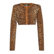 Vest met dierenmotief Versace , Brown , Dames