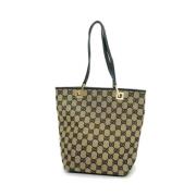 Pre-owned Canvas shoulder-bags Gucci Vintage , Black , Dames