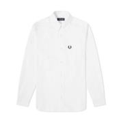 Casual overhemd Fred Perry , White , Heren