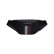 Foundation Pique Bumbag Tommy Hilfiger , Black , Heren