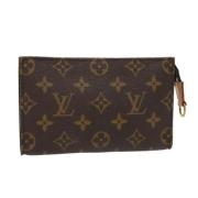 Pre-owned Canvas pouches Louis Vuitton Vintage , Brown , Dames