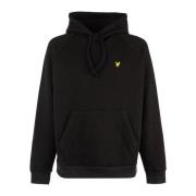 Oversized End on End Hoodie Lyle & Scott , Black , Heren