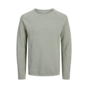 Essentiële Gebreide Crew Neck Trui Jack & Jones , Green , Heren