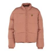 Winter Dames Bomber Puffer Jas Lyle & Scott , Pink , Dames