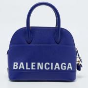 Pre-owned Leather balenciaga-bags Balenciaga Vintage , Blue , Dames