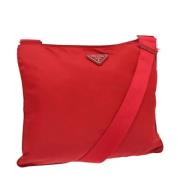 Pre-owned Nylon prada-bags Prada Vintage , Red , Dames