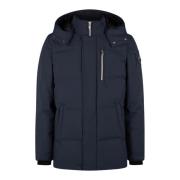 Blauwe Cloud 3Q Winterjas Moose Knuckles , Blue , Heren