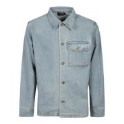 Denim Shirts A.p.c. , Blue , Heren