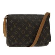 Pre-owned Canvas louis-vuitton-bags Louis Vuitton Vintage , Brown , Da...