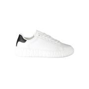 Witte Leren Heren Sneakers Tommy Hilfiger , White , Heren