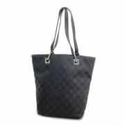 Pre-owned Canvas shoulder-bags Gucci Vintage , Black , Dames