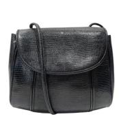 Pre-owned Leather shoulder-bags Yves Saint Laurent Vintage , Black , D...