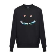 Gradient-print Zwarte Sweatshirt Paul Smith , Black , Dames