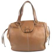 Pre-owned Leather handbags Salvatore Ferragamo Pre-owned , Brown , Dam...