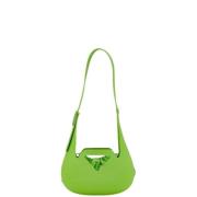 Pre-owned Rubber shoulder-bags Bottega Veneta Vintage , Green , Dames