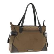 Pre-owned Canvas handbags Burberry Vintage , Brown , Dames