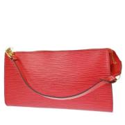 Pre-owned Leather louis-vuitton-bags Louis Vuitton Vintage , Red , Dam...