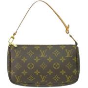 Pre-owned Canvas louis-vuitton-bags Louis Vuitton Vintage , Brown , Da...