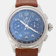 Pre-owned Stainless Steel watches Breitling Pre-owned , Blue , Heren