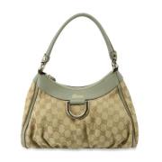 Pre-owned Canvas gucci-bags Gucci Vintage , Blue , Dames