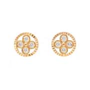 Pre-owned Rose Gold earrings Louis Vuitton Vintage , Yellow , Dames