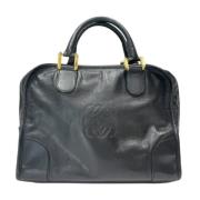 Pre-owned Fabric handbags Loewe Pre-owned , Black , Dames