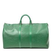 Pre-owned Leather louis-vuitton-bags Louis Vuitton Vintage , Green , D...