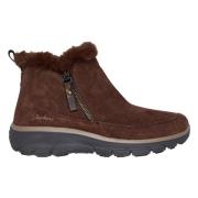 Easy Going - Cool ZIP Enkellaarzen Skechers , Brown , Dames