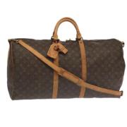 Pre-owned Canvas louis-vuitton-bags Louis Vuitton Vintage , Brown , Da...