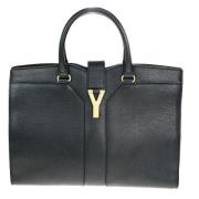 Pre-owned Leather handbags Yves Saint Laurent Vintage , Black , Dames