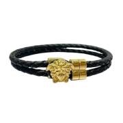 Pre-owned Leather bracelets Versace Pre-owned , Yellow , Dames