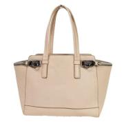 Pre-owned Leather totes Salvatore Ferragamo Pre-owned , Beige , Dames