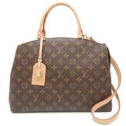 Pre-owned Canvas handbags Louis Vuitton Vintage , Brown , Dames