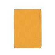 Pre-owned Fabric wallets Louis Vuitton Vintage , Yellow , Dames