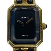 Pre-owned Glass watches Chanel Vintage , Black , Dames