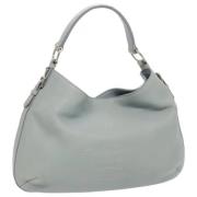 Pre-owned Leather handbags Prada Vintage , Blue , Dames