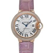 Pre-owned Fabric watches Cartier Vintage , Purple , Heren